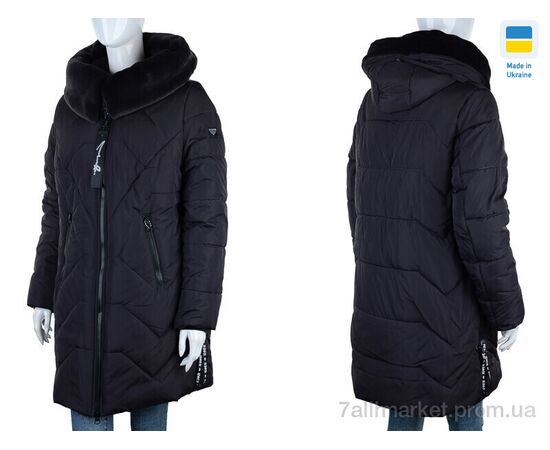 Фотография Куртка женская Зима Зима2 т.фіолетовий (6 шт. р.сетка 50-60) "Tatiana-DIVO" недорого оптом от прямого поставщика, изображение 3