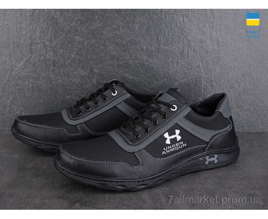 Кросівки чоловічі модні Весна/осінь SunShine KP51X чорн-сірий (8 пар р.40-45) "Paolla" недорого оптом від прямого постачальника, зображення 3