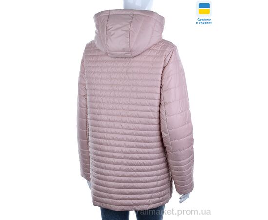 Куртка жіноча Весна/осінь Весна2 рожевий (6 шт. р.сітка48-58) "Tatiana-DIVO" недорого оптом від прямого постачальника, зображення 2