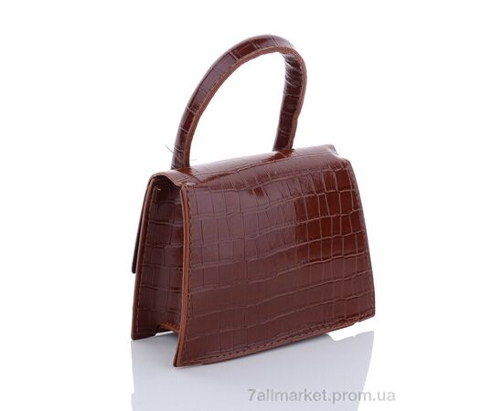 Фотография Сумка женская 2058-5 brown 15*14*8 см, "David Polo" недорого оптом от прямого поставщика, изображение 3