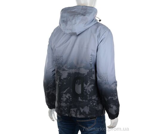 Куртка чоловіча Весна/осінь 8883 grey (5 шт. р.сітка48-56) "M7" недорого оптом від прямого постачальника, зображення 2