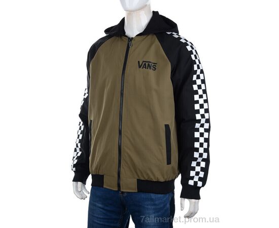 Куртка чоловіча Весна/осінь F201 khaki (5 шт. р.сітка48-56) "M7" недорого оптом від прямого постачальника, зображення 2