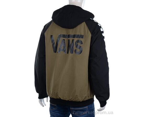 Куртка чоловіча Весна/осінь F201 khaki (5 шт. р.сітка48-56) "M7" недорого оптом від прямого постачальника, зображення 3