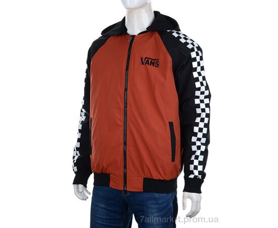 Куртка чоловіча Весна/осінь F201 orange (5 шт. р.сітка48-56) "M7" недорого оптом від прямого постачальника, зображення 2