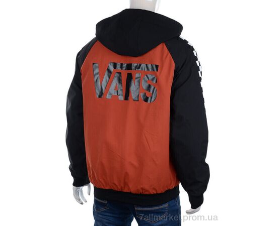 Куртка чоловіча Весна/осінь F201 orange (5 шт. р.сітка48-56) "M7" недорого оптом від прямого постачальника, зображення 3