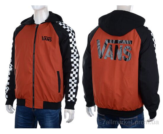 Куртка чоловіча Весна/осінь F201 orange (5 шт. р.сітка48-56) "M7" недорого оптом від прямого постачальника, зображення 4