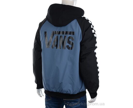 Куртка чоловіча Весна/осінь F201 blue (5 шт. р.сітка48-56) "M7" недорого оптом від прямого постачальника, зображення 3