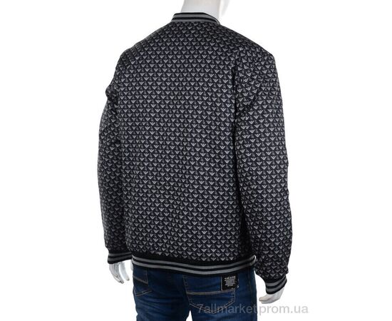 Куртка чоловіча Весна/осінь 8870 black (5 шт. р.сітка48-56) "M7" недорого оптом від прямого постачальника, зображення 2