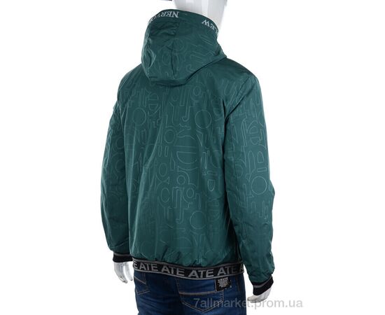 Куртка чоловіча Весна/осінь 8871 green (5 шт. р.сітка48-56) "M7" недорого оптом від прямого постачальника, зображення 2