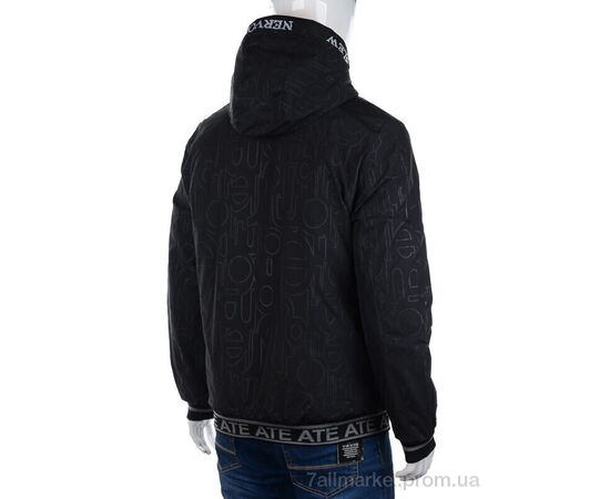 Куртка чоловіча Весна/осінь 8871 black (5 шт. р.сітка48-56) "M7" недорого оптом від прямого постачальника, зображення 2