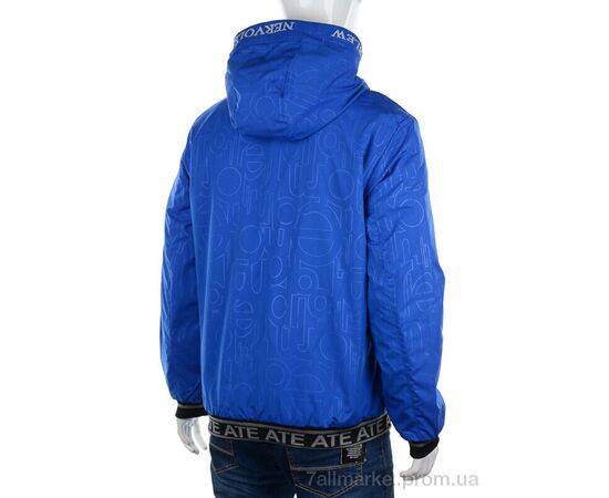 Куртка чоловіча Весна/осінь 8871 blue (5 шт. р.сітка48-56) "M7" недорого оптом від прямого постачальника, зображення 2