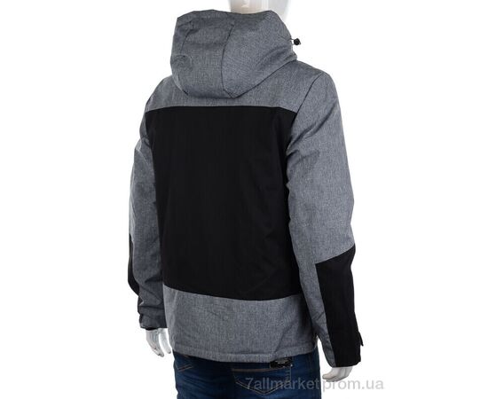 Куртка чоловіча Весна/осінь 8862 grey (5 шт. р.сітка48-56) "M7" недорого оптом від прямого постачальника, зображення 2