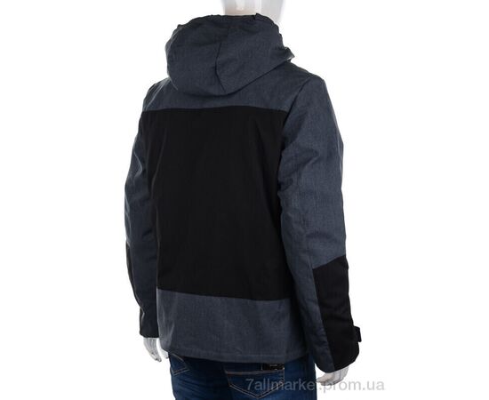 Куртка чоловіча Весна/осінь 8862 black (5 шт. р.сітка48-56) "M7" недорого оптом від прямого постачальника, зображення 2