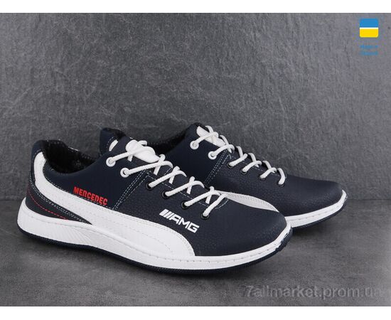 Кросівки чоловічі модні Весна/осінь SunShine KP22 синьо-білий (8 пар р.40-45) "Paolla" недорого оптом від прямого постачальника, зображення 2