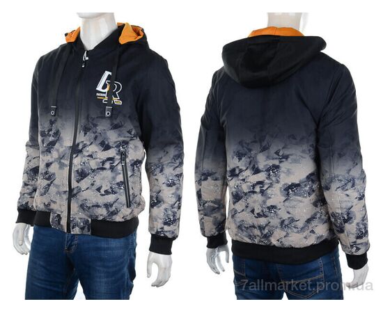 Куртка чоловіча Весна/осінь GM2223 khaki (4 шт. р.сіткаL-3XL) "M7" недорого оптом від прямого постачальника, зображення 3