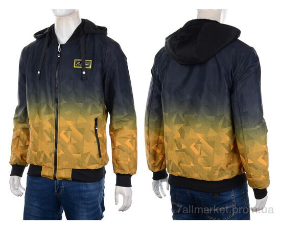 Куртка чоловіча Весна/осінь GM2222 yellow (4 шт. р.сіткаL-3XL) "M7" недорого оптом від прямого постачальника, зображення 3