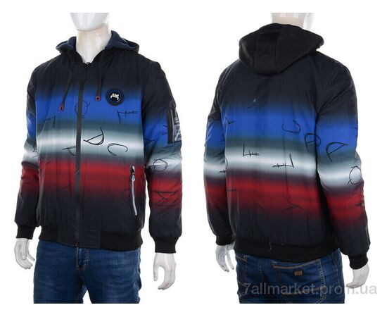 Куртка чоловіча Весна/осінь 7798 navy (3 шт. р.сіткаXL-3XL) "M7" недорого оптом від прямого постачальника, зображення 3