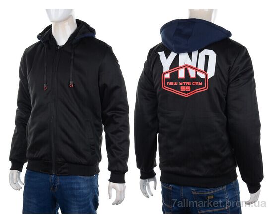 Куртка чоловіча Весна/осінь 7798 navy (3 шт. р.сіткаXL-3XL) "M7" недорого оптом від прямого постачальника, зображення 4