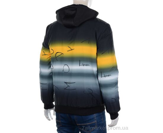 Куртка чоловіча Весна/осінь 7798 yellow (3 шт. р.сіткаXL-3XL) "M7" недорого оптом від прямого постачальника, зображення 2