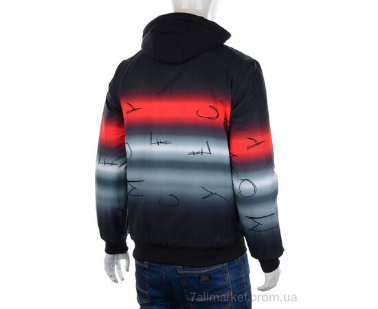 Куртка чоловіча Весна/осінь 7799 red (3 шт. р.сіткаXL-3XL) "M7" недорого оптом від прямого постачальника, зображення 2