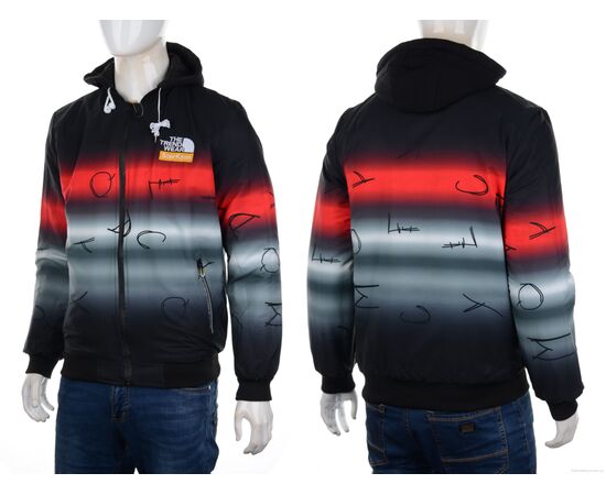 Куртка чоловіча Весна/осінь 7799 red (3 шт. р.сіткаXL-3XL) "M7" недорого оптом від прямого постачальника, зображення 3