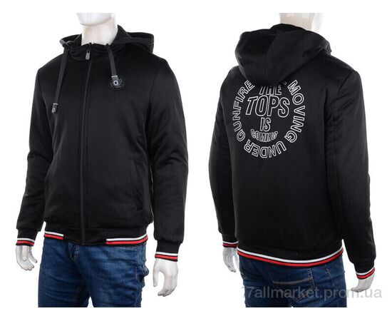 Куртка чоловіча Весна/осінь M2220 blue (4 шт. р.сіткаL-3XL) "M7" недорого оптом від прямого постачальника, зображення 4