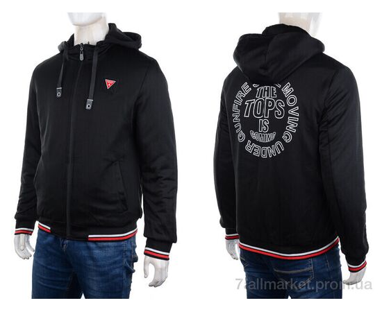 Куртка чоловіча Весна/осінь GM2220 red (4 шт. р.сіткаL-3XL) "M7" недорого оптом від прямого постачальника, зображення 4