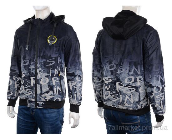 Куртка чоловіча Весна/осінь GM2220 khaki (4 шт. р.сіткаL-3XL) "M7" недорого оптом від прямого постачальника, зображення 3