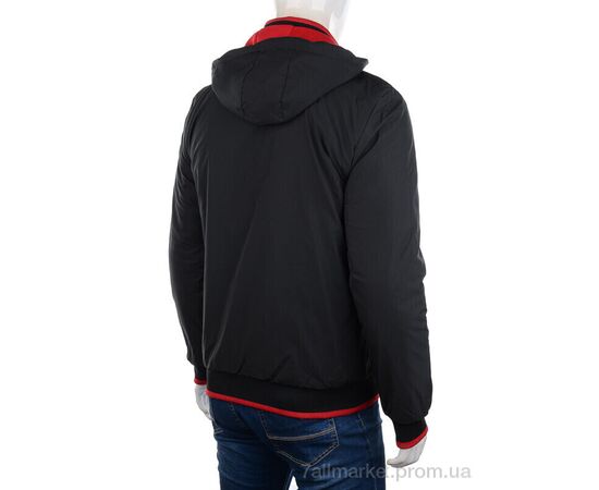 Куртка чоловіча Весна/осінь 7795 black (3 шт. р.сіткаXL-3XL) "M7" недорого оптом від прямого постачальника, зображення 2