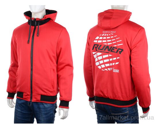 Куртка чоловіча Весна/осінь 7795 black (3 шт. р.сіткаXL-3XL) "M7" недорого оптом від прямого постачальника, зображення 4