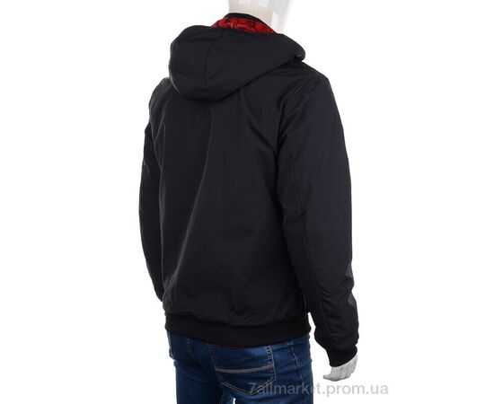 Куртка чоловіча Весна/осінь GM2227 black (4 шт. р.сіткаL-3XL) "M7" недорого оптом від прямого постачальника, зображення 2