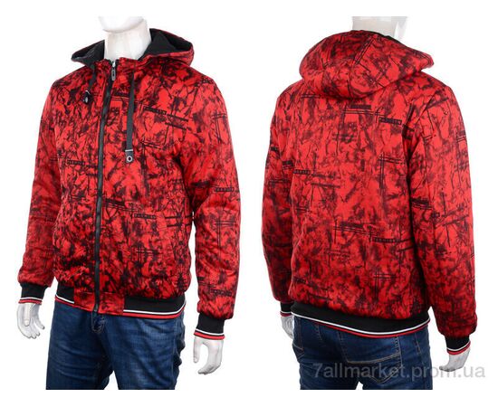 Куртка чоловіча Весна/осінь GM2227 black (4 шт. р.сіткаL-3XL) "M7" недорого оптом від прямого постачальника, зображення 4