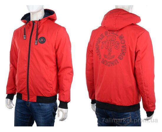 Куртка чоловіча Весна/осінь GM2228 blue (4 шт. р.сіткаL-3XL) "M7" недорого оптом від прямого постачальника, зображення 4