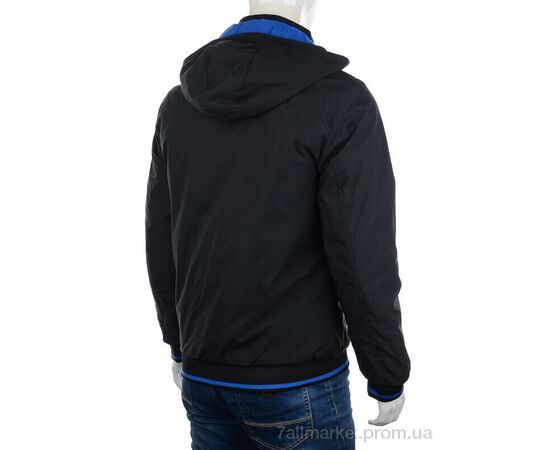 Куртка чоловіча Весна/осінь GM2228 black (4 шт. р.сіткаL-3XL) "M7" недорого оптом від прямого постачальника, зображення 2