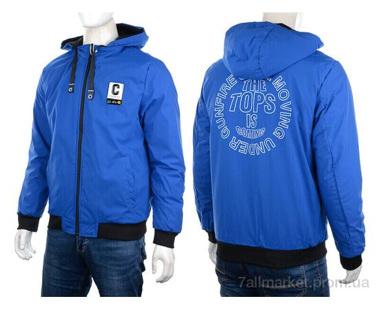 Куртка чоловіча Весна/осінь GM2228 black (4 шт. р.сіткаL-3XL) "M7" недорого оптом від прямого постачальника, зображення 4