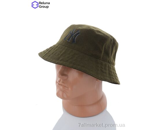 Панама чоловіча Літо FR008-1 khaki (2 шт. р.сітка) "Reluna Group" недорого оптом від прямого постачальника, зображення 2