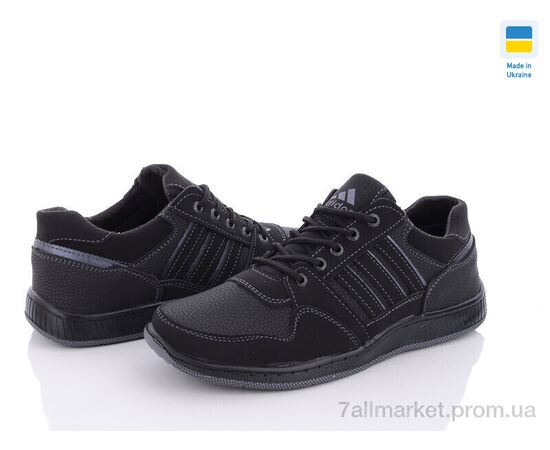 Кросівки чоловічі модні Весна/осінь Pilot 631 чорн (8 пар р.40-45) "Paolla" недорого оптом від прямого постачальника, зображення 2