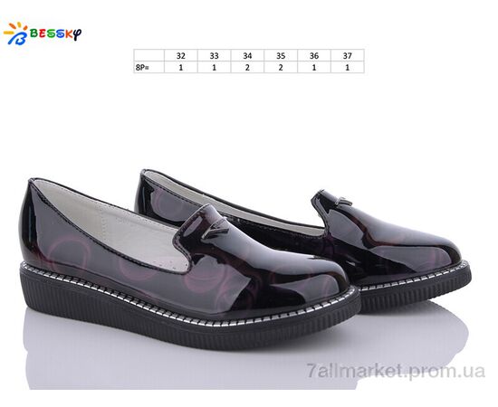 Туфлі дитячі зручні Весна/осінь YJ6757-1 (8 пар р.32-37) "Bessky-Kellaifeng" недорого оптом від прямого постачальника, зображення 2