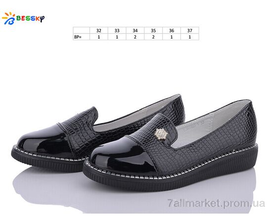 Туфлі дитячі зручні Весна/осінь YJ6760-1 (8 пар р.32-37) "Bessky-Kellaifeng" недорого оптом від прямого постачальника, зображення 2
