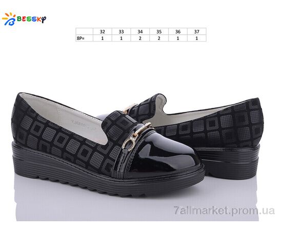 Туфлі дитячі зручні Весна/осінь YJ6819-1 (8 пар р.32-37) "Bessky-Kellaifeng" недорого оптом від прямого постачальника, зображення 2