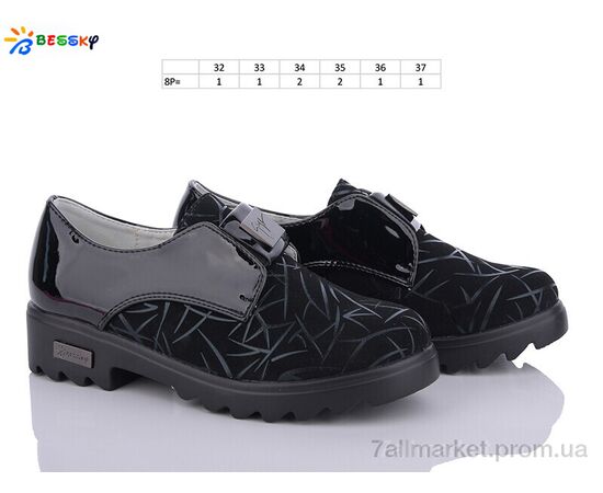 Туфлі дитячі зручні Весна/осінь YJ6817-1 (8 пар р.32-37) "Bessky-Kellaifeng" недорого оптом від прямого постачальника, зображення 2