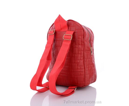 Рюкзак жіночий 2067-4 red 35*26*16 см, "David Polo" недорого оптом від прямого постачальника, зображення 2