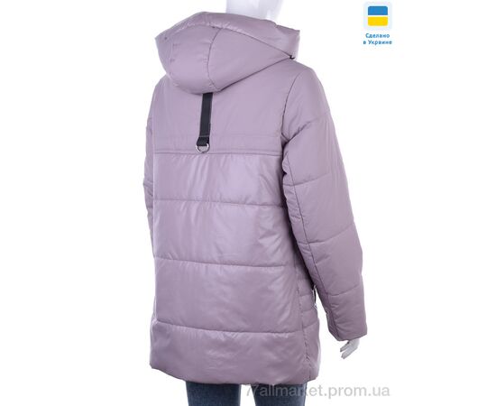 Куртка жіноча Весна/осінь Лідія рожевий (6 шт. р.сітка48-58) "Tatiana-DIVO" недорого оптом від прямого постачальника, зображення 2