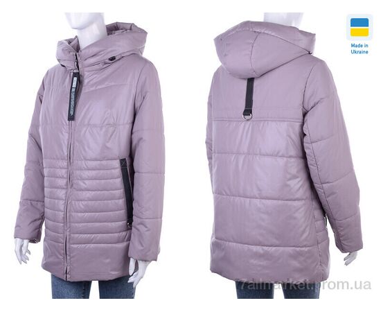 Куртка жіноча Весна/осінь Лідія рожевий (6 шт. р.сітка48-58) "Tatiana-DIVO" недорого оптом від прямого постачальника, зображення 3