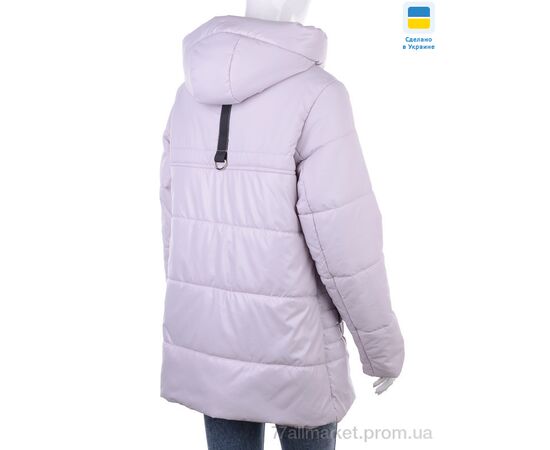 Куртка жіноча Весна/осінь Лідія св.рожевий (6 шт. р.сітка48-58) "Tatiana-DIVO" недорого оптом від прямого постачальника, зображення 2