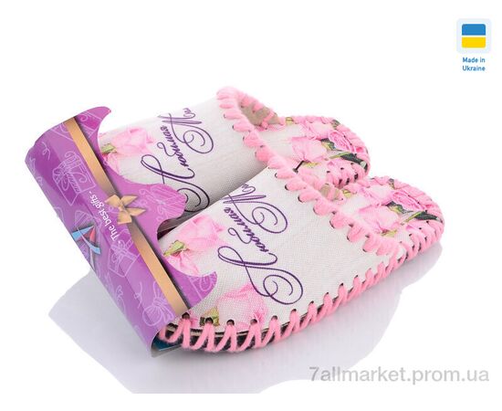 Тапки жіночі для будинку Весна/осінь 0107 (10 пар р.36-41) "Active" недорого оптом від прямого постачальника, зображення 3