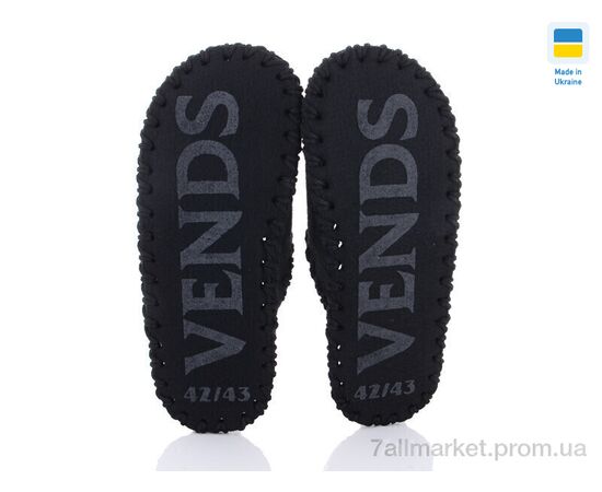 Тапки чоловічі домашні Весна/осінь 362 чорн (9 пар р.40-45) "Active" недорого оптом від прямого постачальника, зображення 2