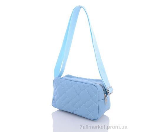 Жіноча сумка 2073-6 l.blue 12*19*9 см, "David Polo" недорого оптом від прямого постачальника, зображення 2