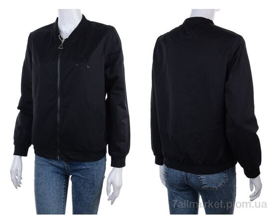 Куртка жіноча Весна/осінь 2909-8156-1 black (3 шт. р.сіткаXL-3XL) "Мир" недорого оптом від прямого постачальника, зображення 3