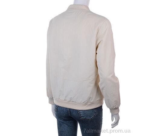 Куртка жіноча Весна/осінь 2909-8156-2 beige (3 шт. р.сіткаXL-3XL) "Мир" недорого оптом від прямого постачальника, зображення 2